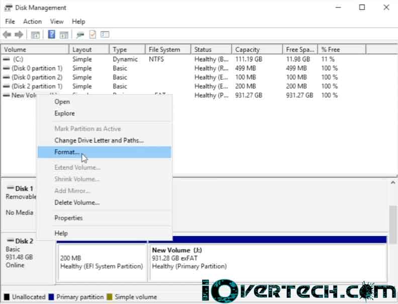format hard drive for mac using windows